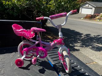 Child Kid Children Bike 12” Wheels With Training Wheels Bicycle Tricycle Trike in Good Condition