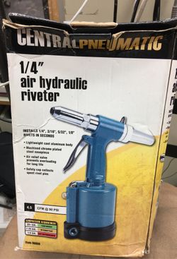Central pneumatic 1/4” air hydraulic riveter new in box