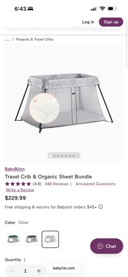 Babybjorn mini crib