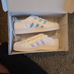 BRAND NEW womens Holographic ADIDAS