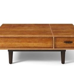 West Elm Mid Century coffee table with storage