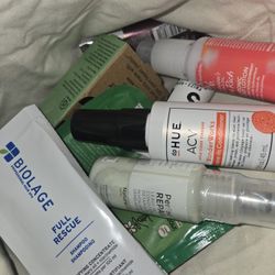 Sample Hair Products, Cosmetic Bag Included 