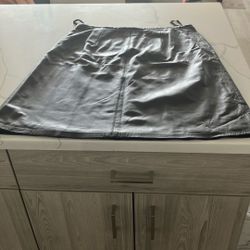 Leather skirt 