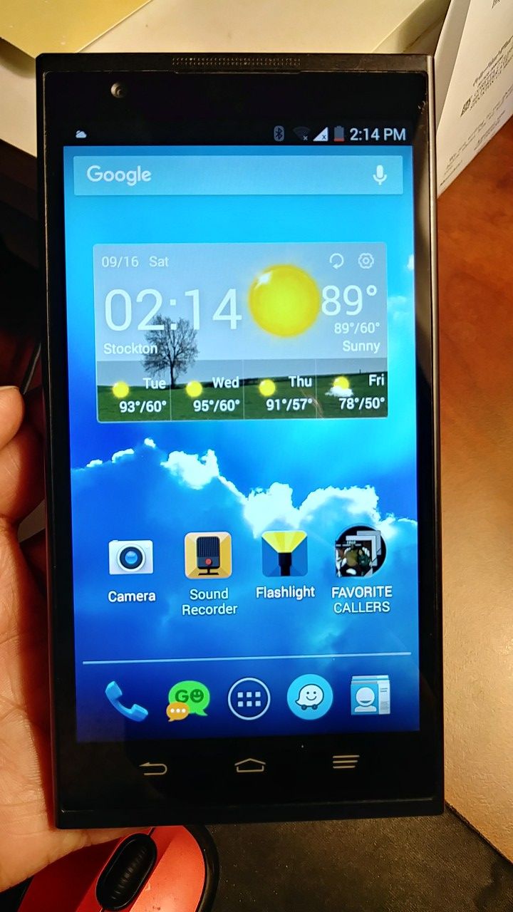 Used Metropcs ZTE ZMAX Z970 Cell Phone