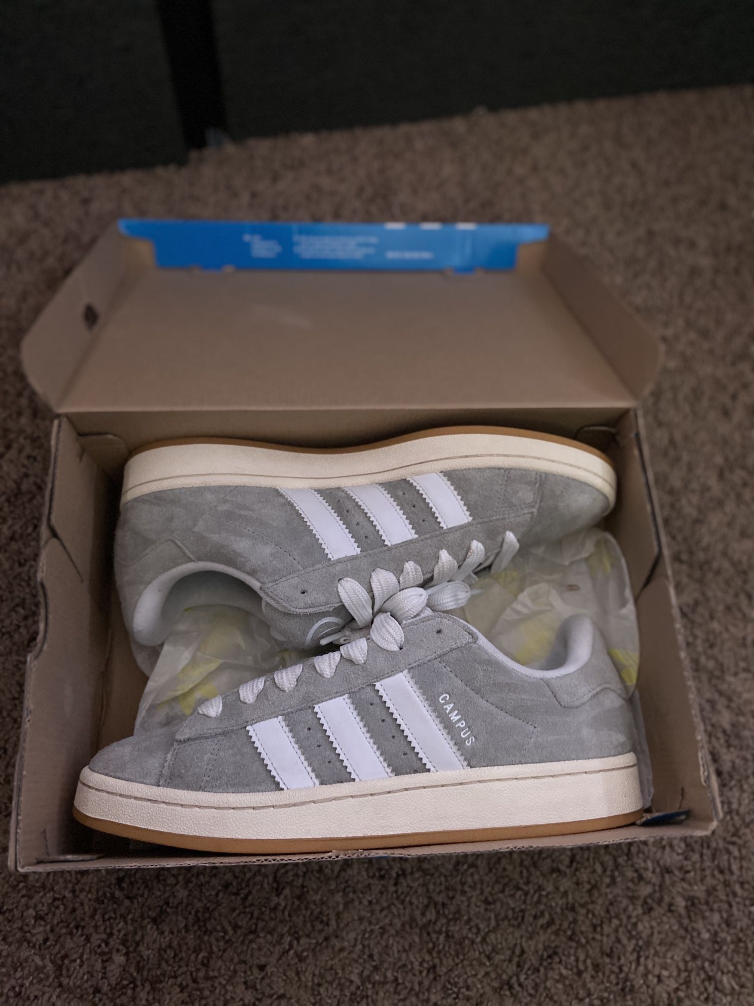 Adidas Campus Grey Size 10.5