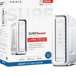 ARRIS SURFboard SB8200 DOCSIS 3.1 Multi-Gia Cable Modem |