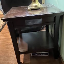 Wooden  End Table 