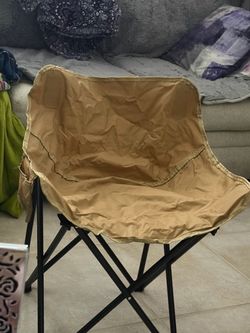 Set of two NEW folding camping chairs