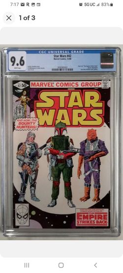🛸STAR WARS #42 CGC 9.6 MARVEL COMICS 1980 1ST APPEARANCE OF BOBA FETT