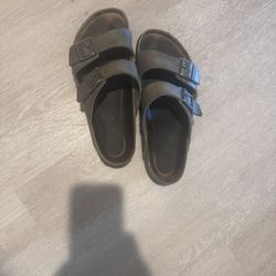 Birkenstock Arizona Size 13 (used) Metal Gray