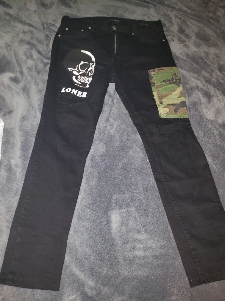 Lil peep (loner) pants by numb. sold out no restock size 32