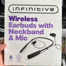 Infinitive Wireless Earbuds (Neck Band Style)