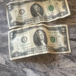 Selling Rare 2 Dollar Bills