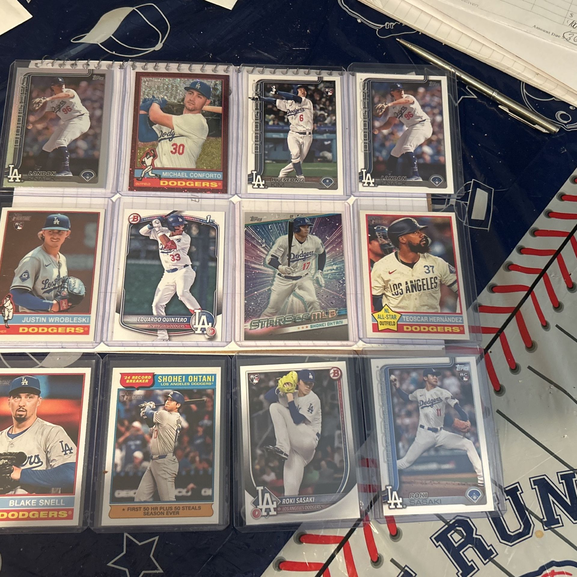Dodgers Baseball Cards