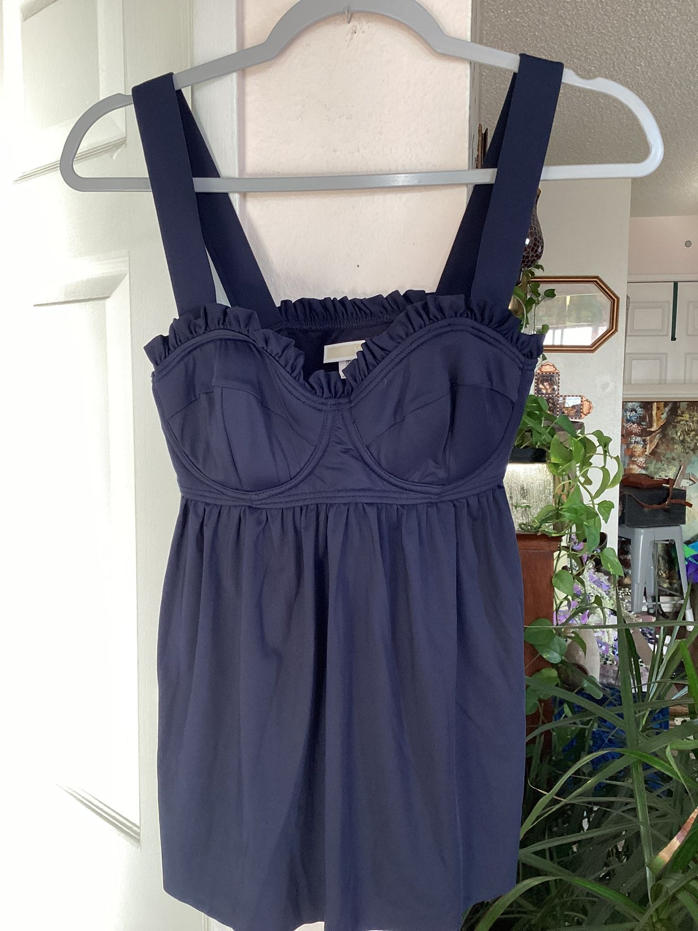 Michael Kors Women Baby Doll Tankini Top