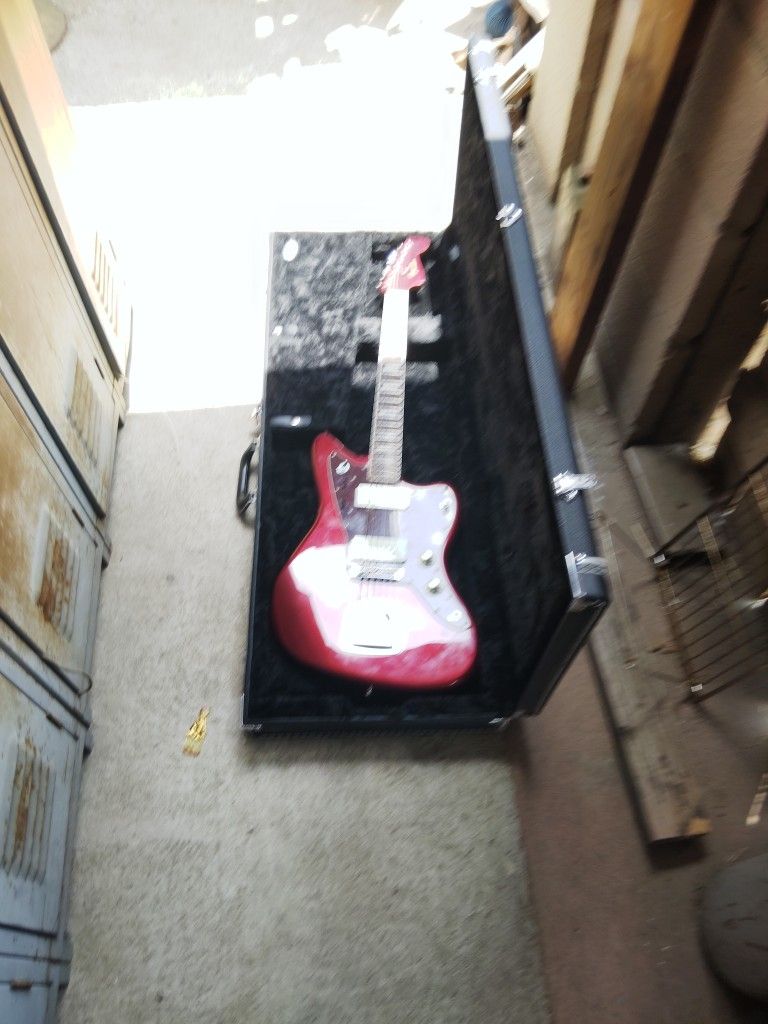 Fender Jazzmaster Signature TVL Oxblood Guitar