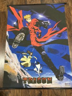Trigun Anime Wall Scroll 43 in by 32 in
