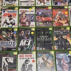 Original XBOX Games For Sale