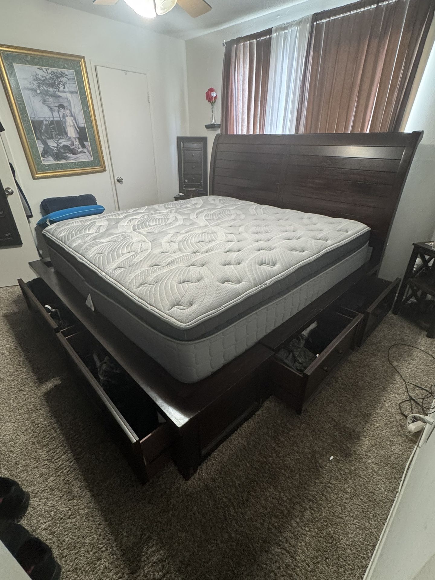 Cal King bed frame