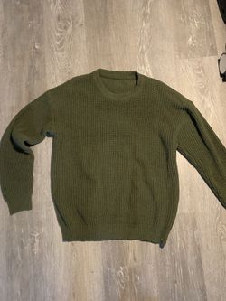 Green Knitted Sweaters Large