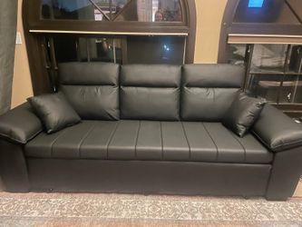 Brand New Arrtle faux leather sofa bed