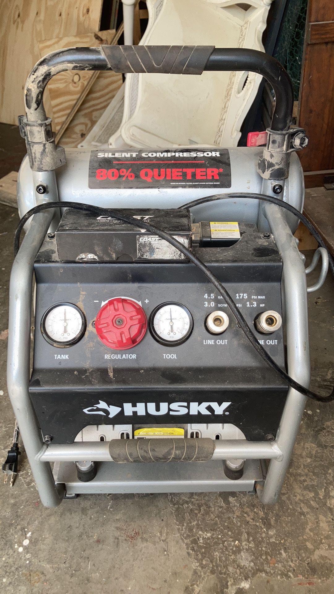 Husky Silent Air Compressor 