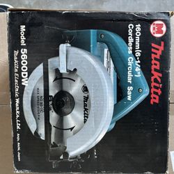 Makita 5600DW 160mm Cordless Circular Saw