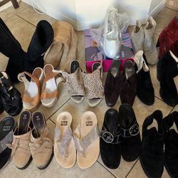 Huge Lot Of Women’s Shoes And Boots Size 8