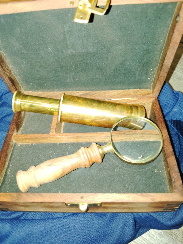 Sailing Telescope And Magnifying 🔎 Vintage