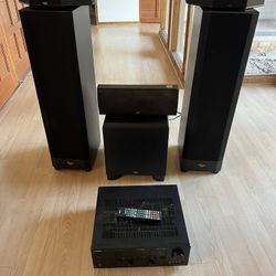 Klipsch Speakers Yamaha Receiver