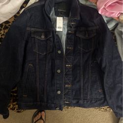 Banana Republic Men Size M Dark Blue Jean Jacket