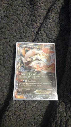 White Kyurem EX Pokemon Card