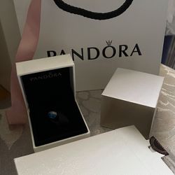 Authentic Pandora Blue Charm New with Original Packaging