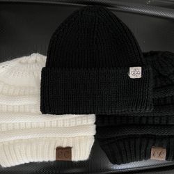 Beanies Lot Of 3