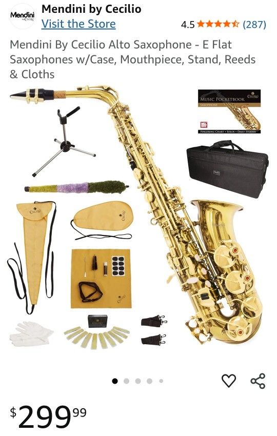 Mendini By Cecilio Saxophone