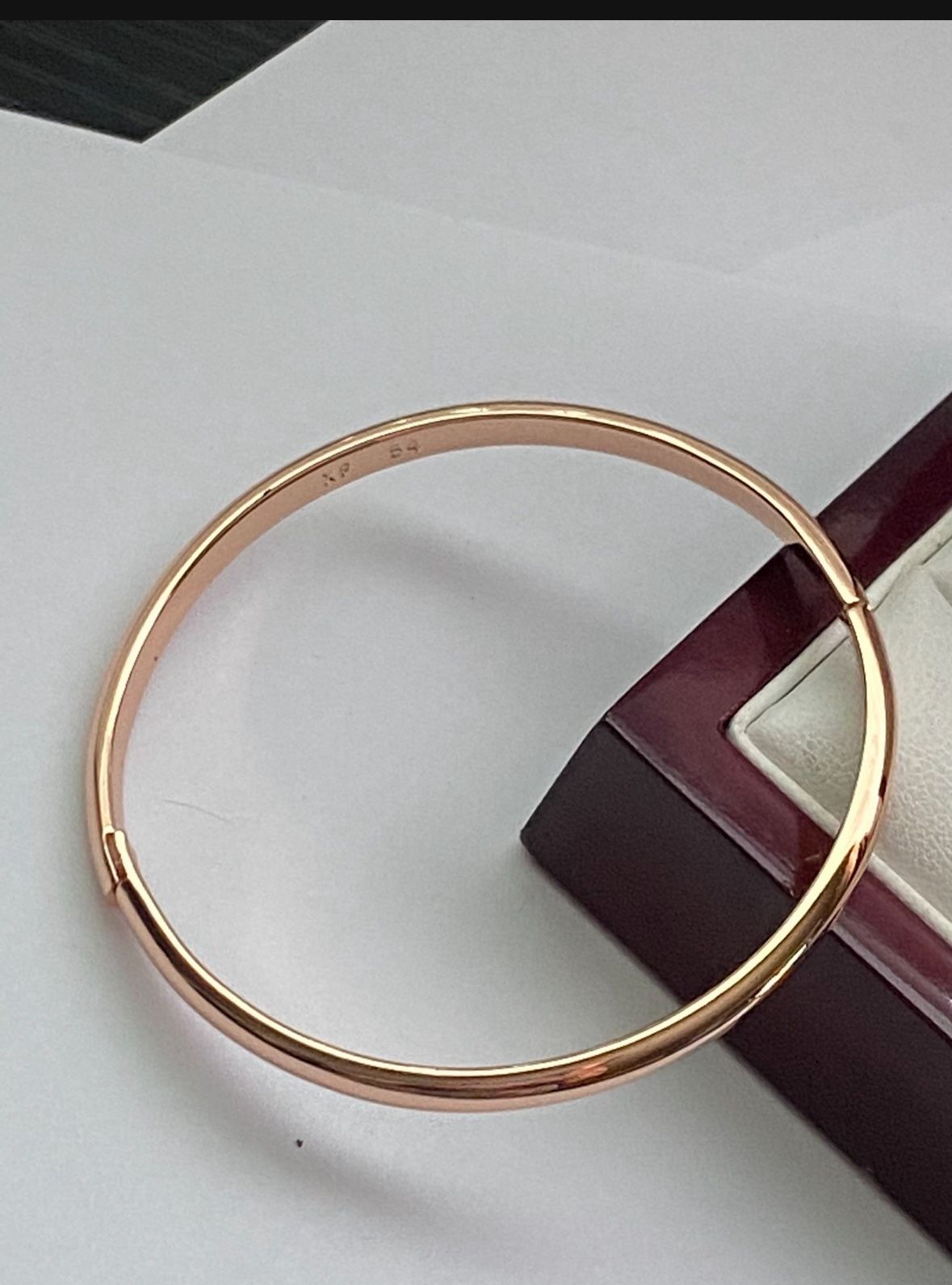 14k gold plated bangle