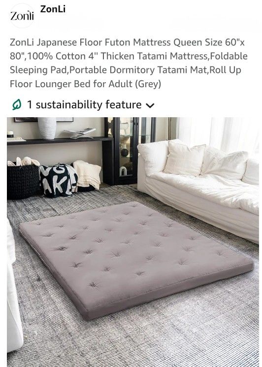 ZonLi Japanese Floor Futon