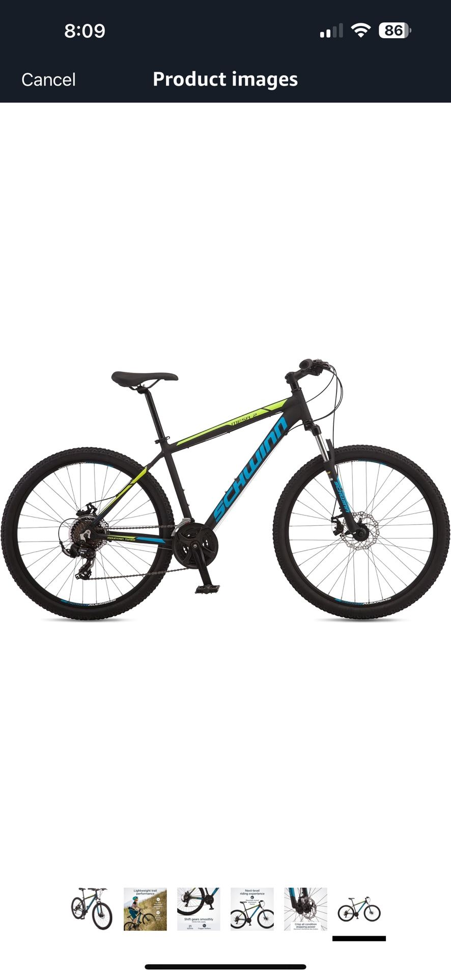 Schwinn Mesa Adult Mountain Bike, 21-24 Speeds, 27.5-Inch Wheels,