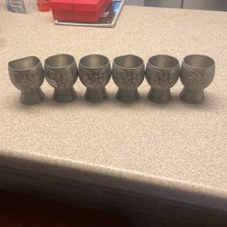 Vintage Zinn Cups