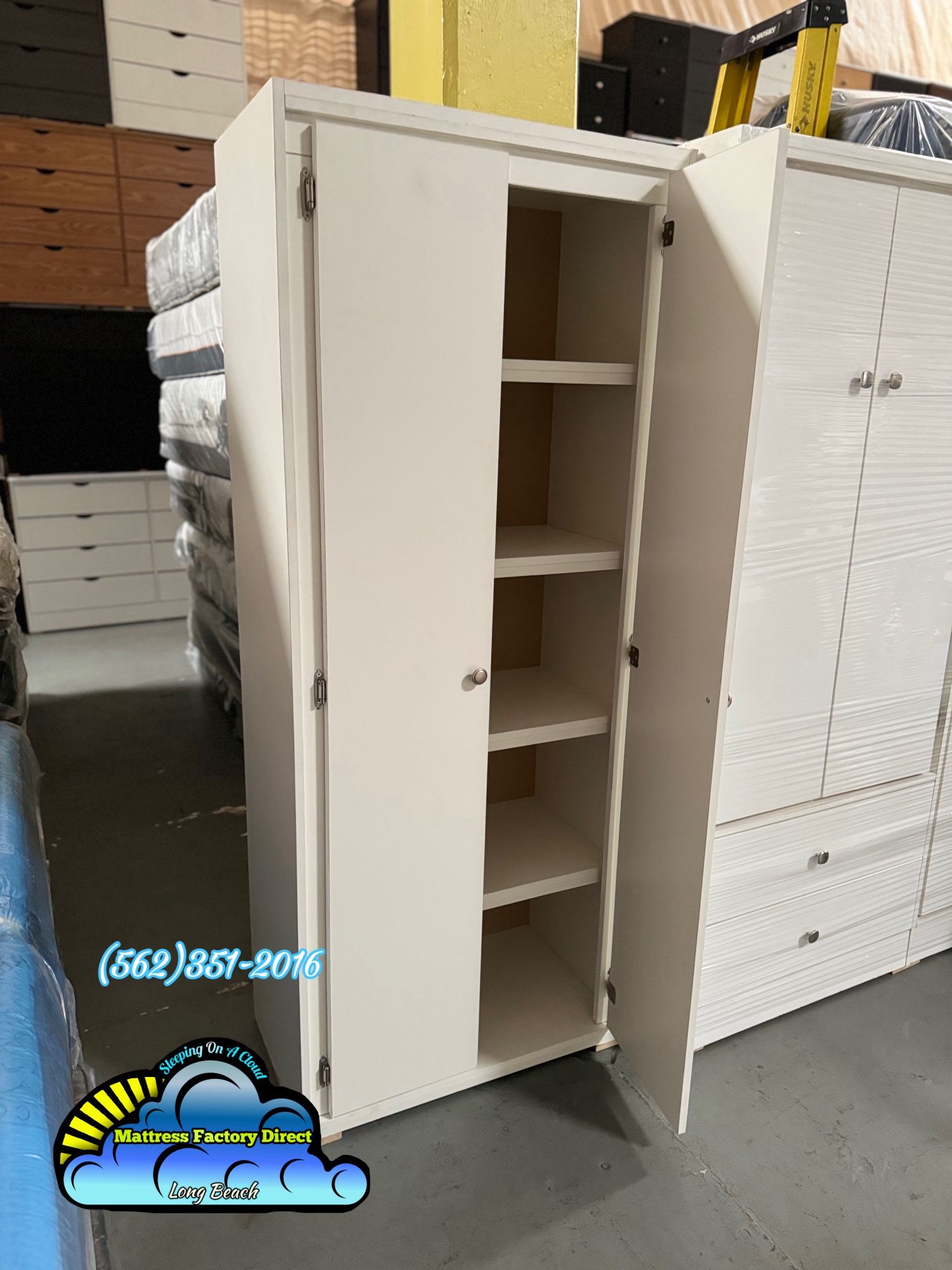 Shelf Closet White New Dresser Shelves Wardrobe 