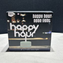 Happy Hour Neon Sign