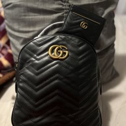 GG Backpack And Card Holder