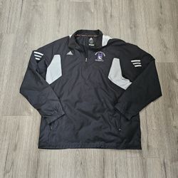 Adidas Northwestern Wildcats Baseball Coaches Jacket Mens Size Large