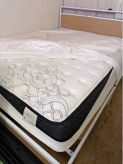 Queen Mattress + Bedframe