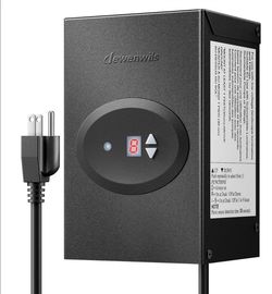 (Brand New in Box) 
DEWENWILS 300W Low Voltage Landscape Transformer, Outdoor Weatherproof Transformer with Timer and Photocell Sensor, 120V AC to 12V