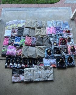 Sp5der, Hellstar, Denim Tears, Bape, EE, Essentials
