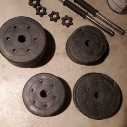 Adjustable 1" Dumbbells 