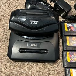 Sega Genesis, 32x And Games 