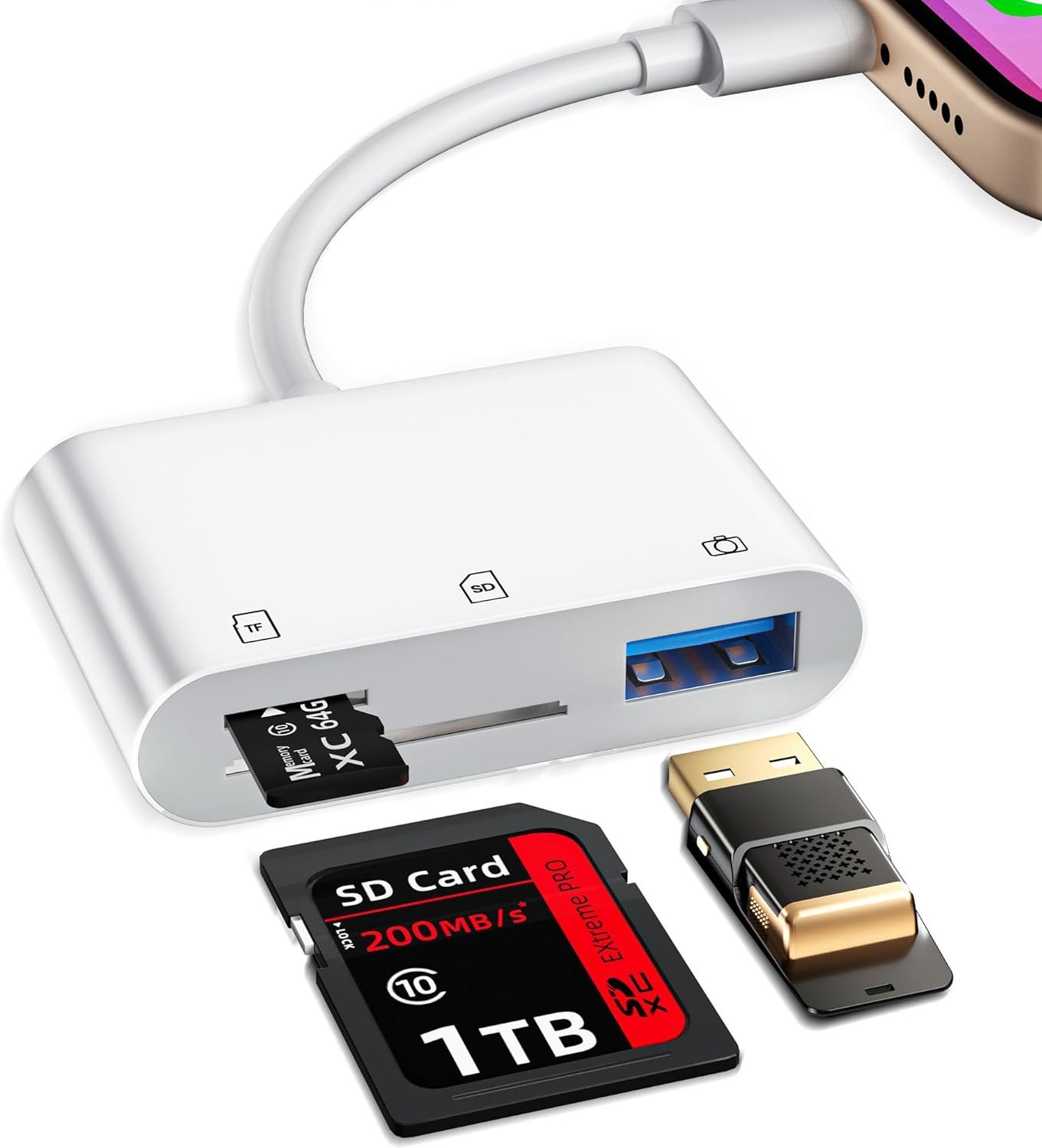 SD Card Reader for iPhone