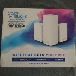 Linksys VELOP WHOLE HOME WIFI SYSTEM MESH